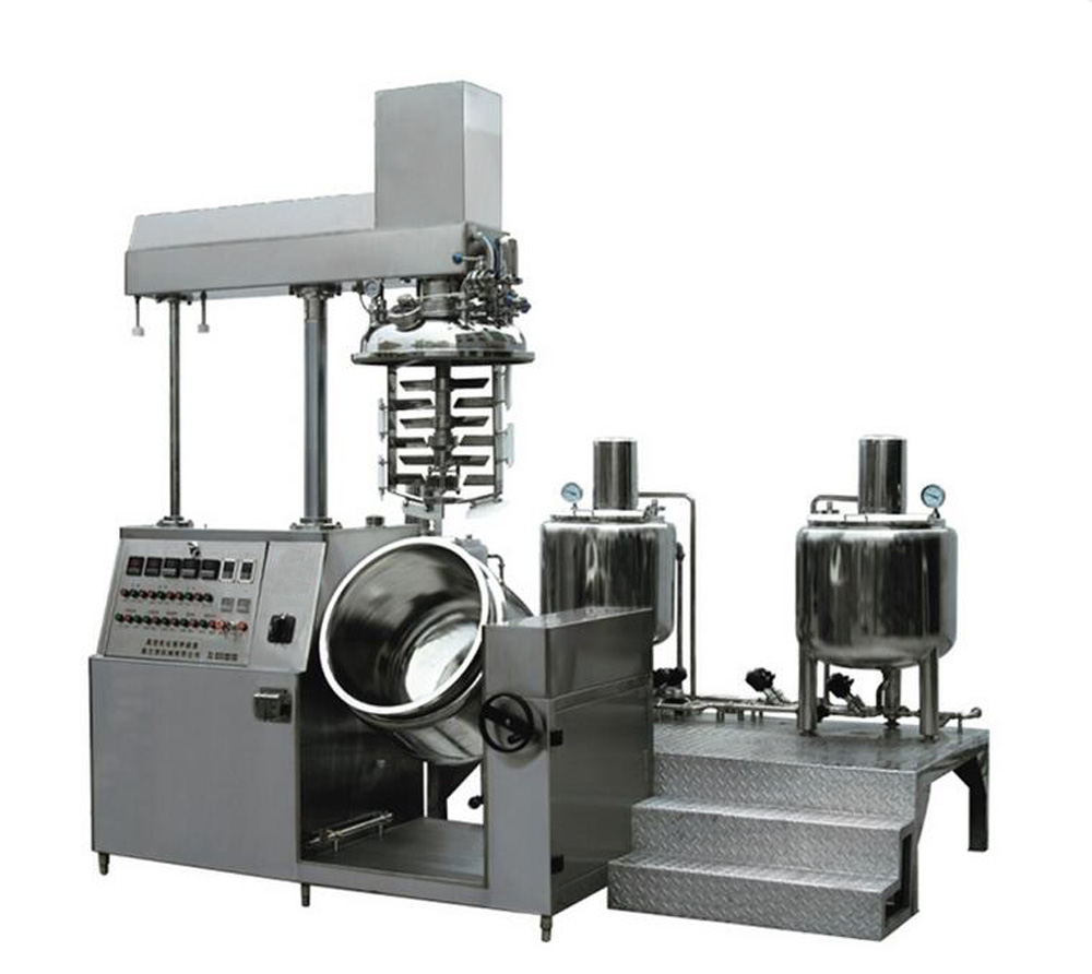 vacuum emulsifying mixer machine