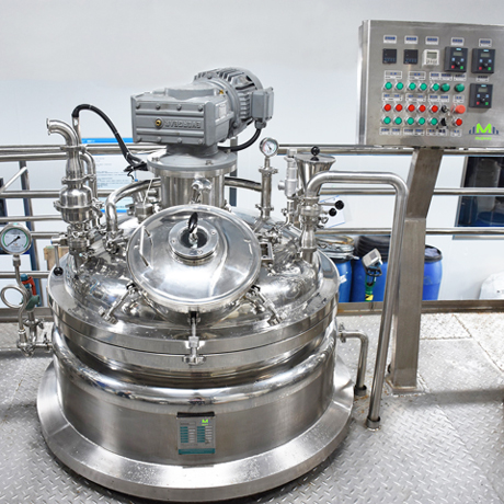 500L Fixed Internal & External Dual Cycle Vacuum Homogenizer Emulsifier